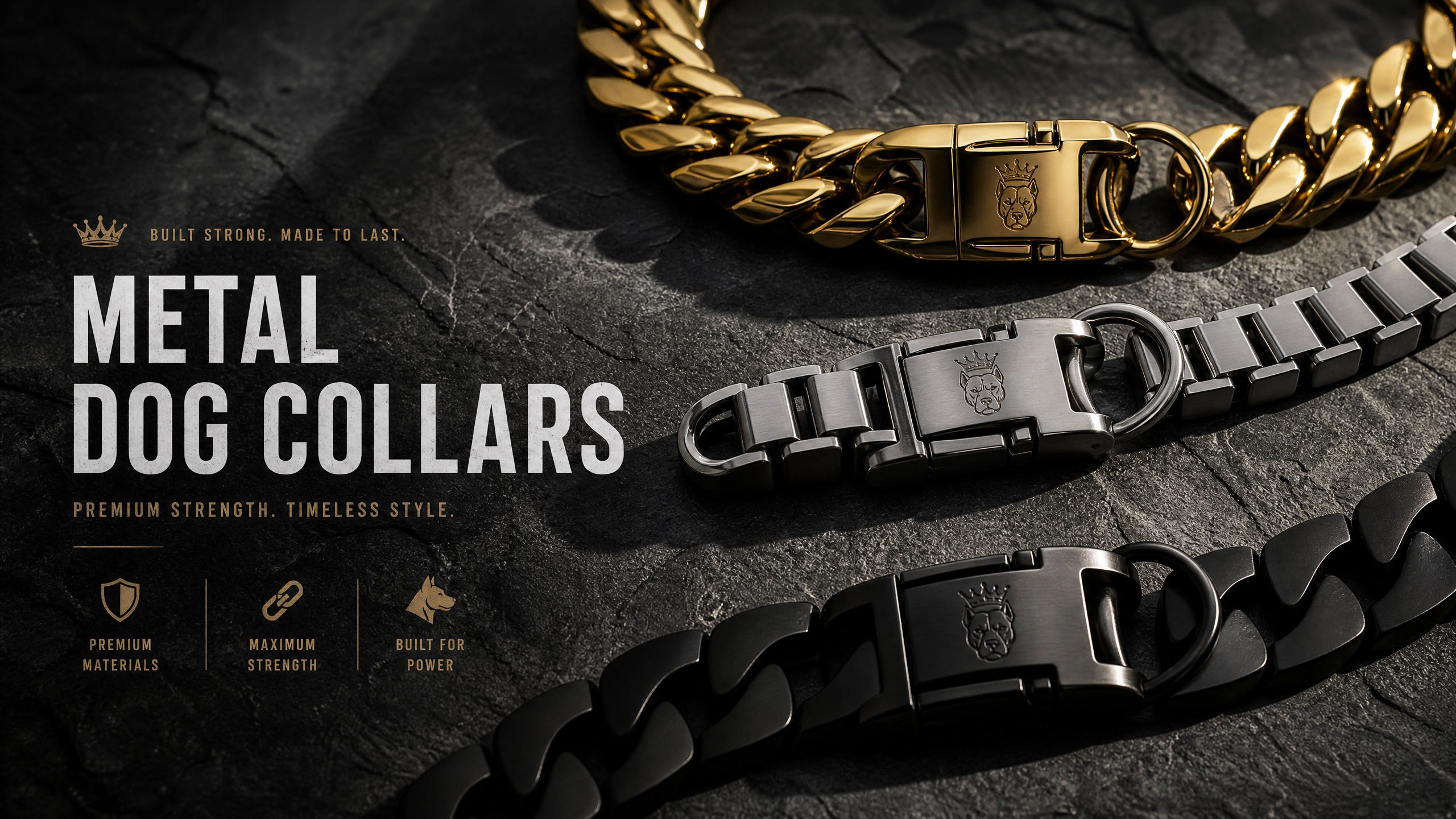 Metal Collars for Large Dogs