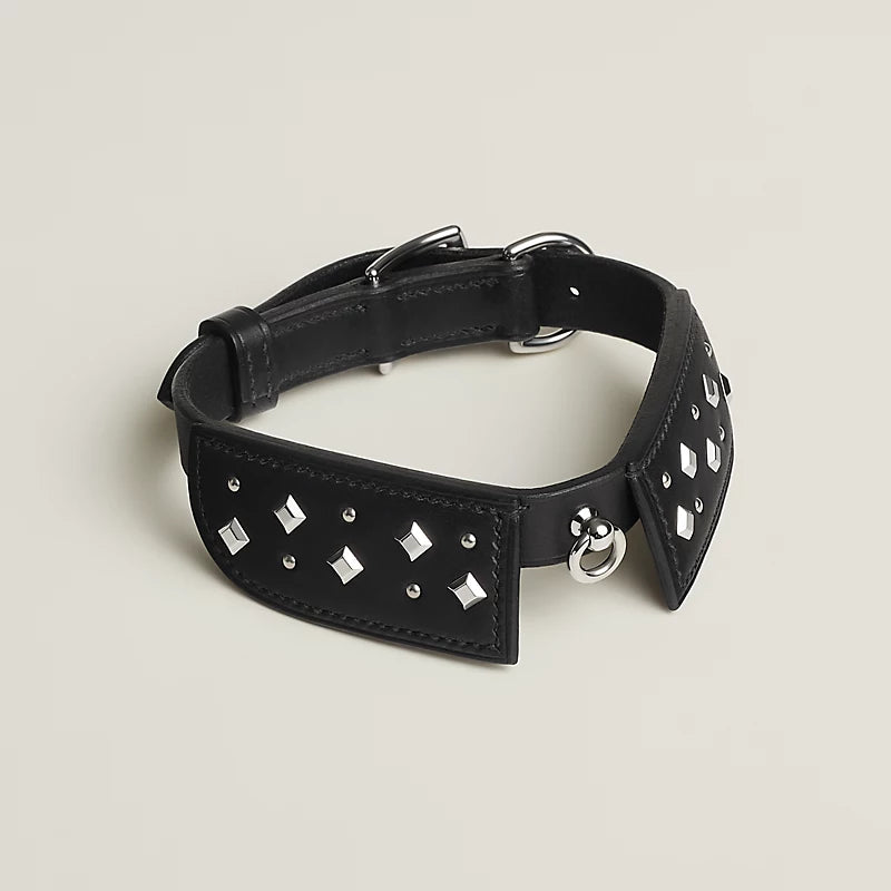 Black Tie dog collar, XS and S