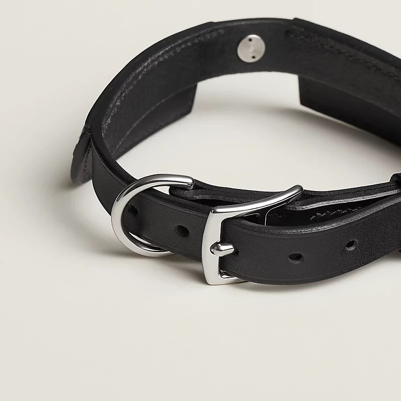Black Tie dog collar, XS and S