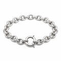 Rolo Chain Silver Dog Collar