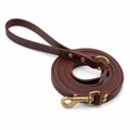 Rolled Leather Dog Leash
