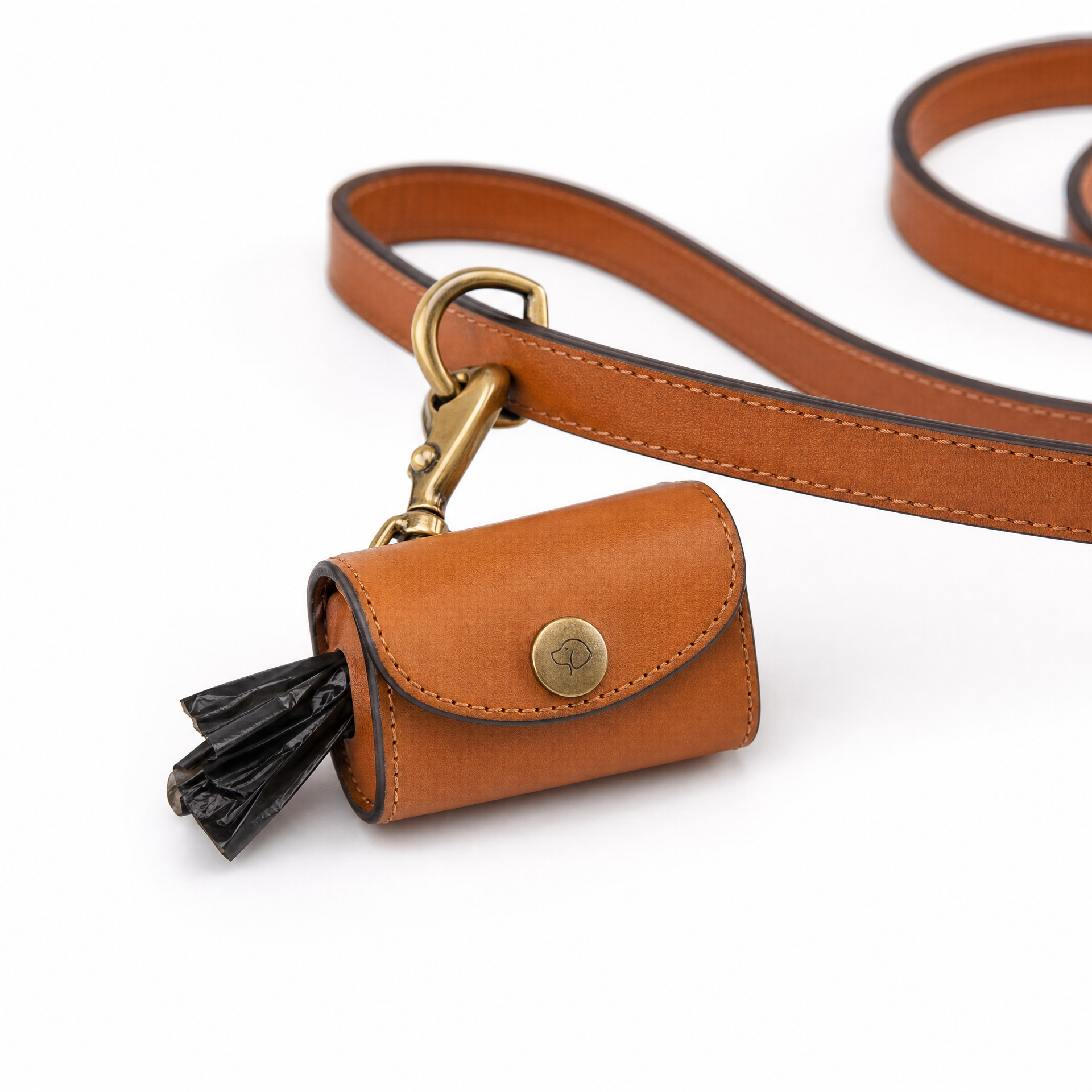 Leather Waste Bag Holder