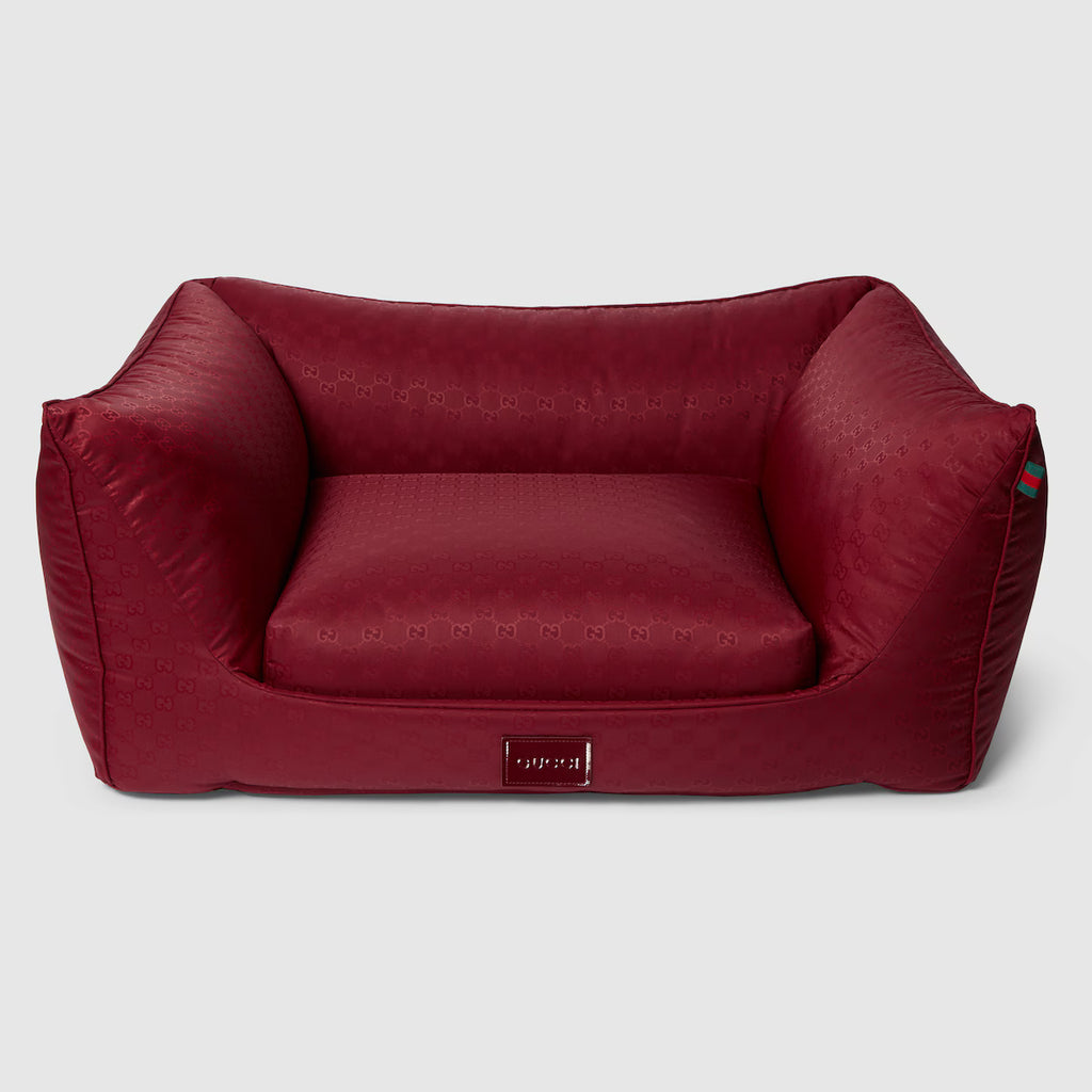 Small GG nylon pet bed