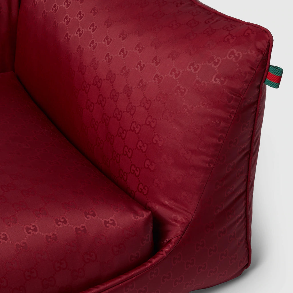 Small GG nylon pet bed