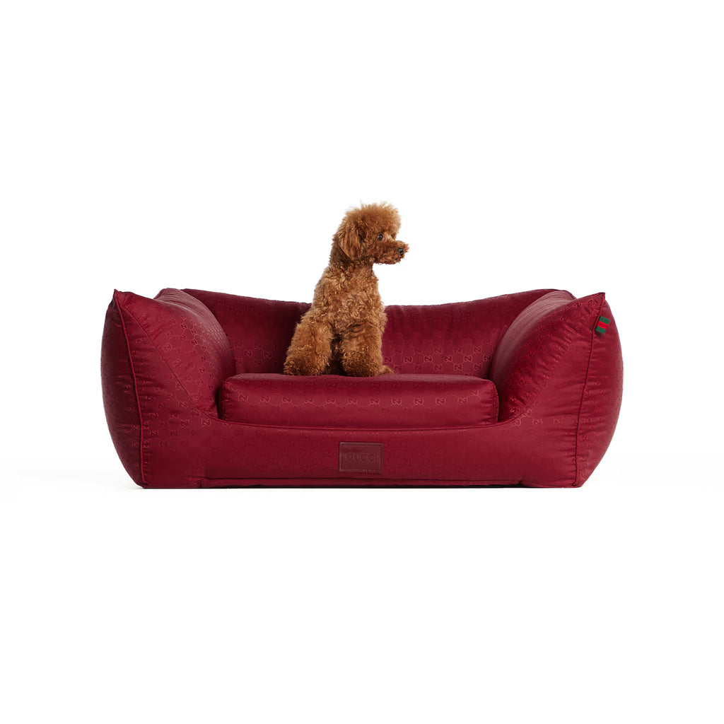 Small GG nylon pet bed
