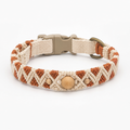 Boho Macrame Dog Collar