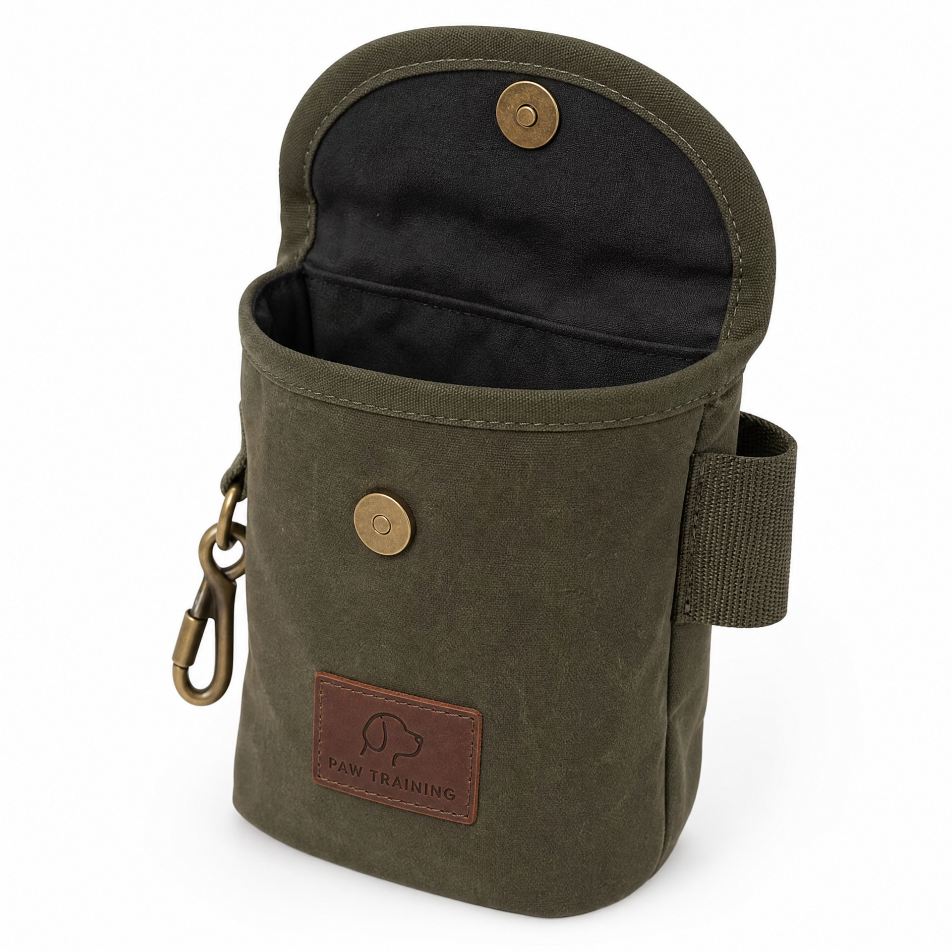 Waxed Canvas Training Treat Pouch