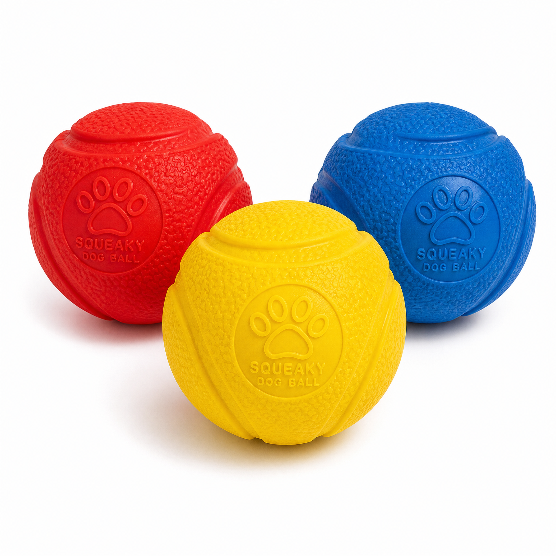 Squeaky Rubber Ball Set