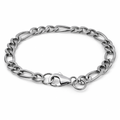 Figaro Chain Silver Dog Collar
