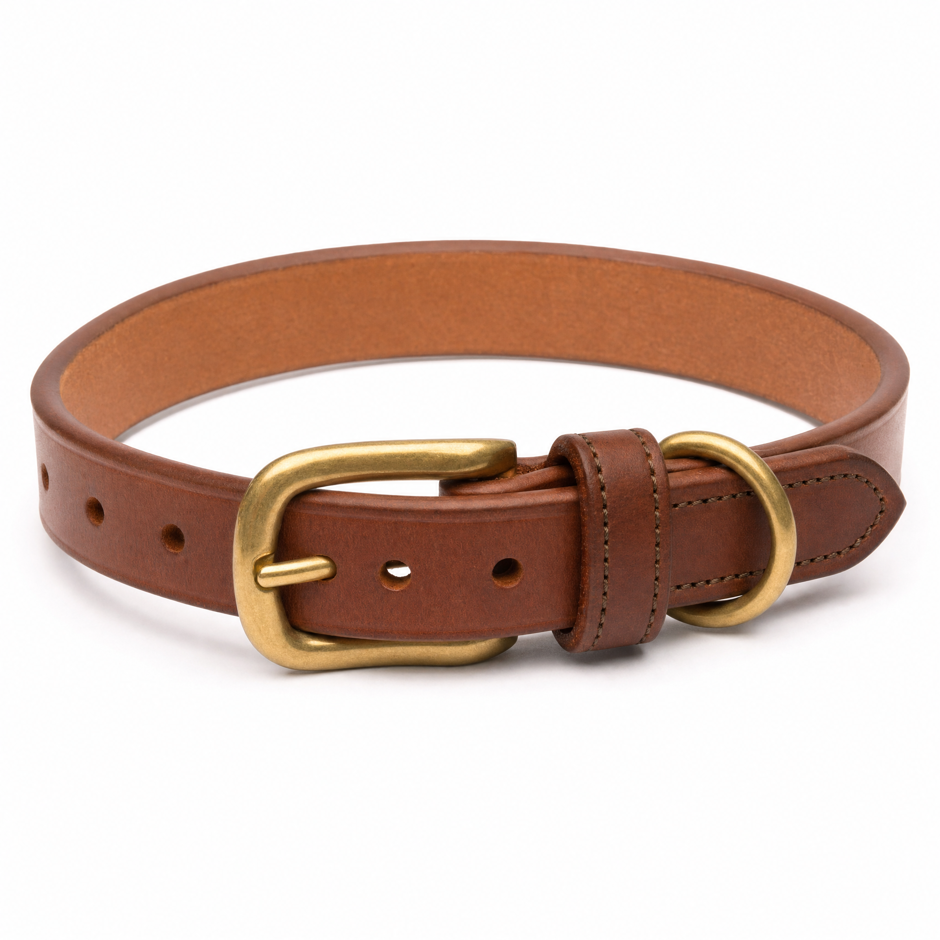 Heritage Leather Dog Collar