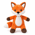 Plush Fox Squeaky Dog Toy